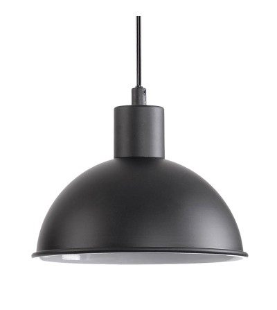 COLGANTE ARDEN NEGRO 1L E-27