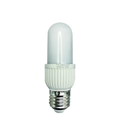 BOMBILLA LED TUBULAR  E27 7W. 